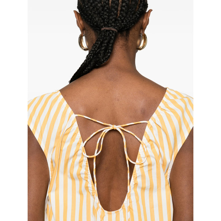 Faithfull The Brand Dresses - White, Yellow | 481fa9417d12d5fe26327eaa0f2ea6605e4bdf41