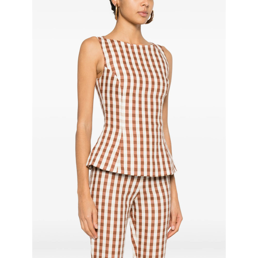 Faithfull The Brand Tops - Brown, White | 8384c420d843dc959d264b0d9974c427a9540c00