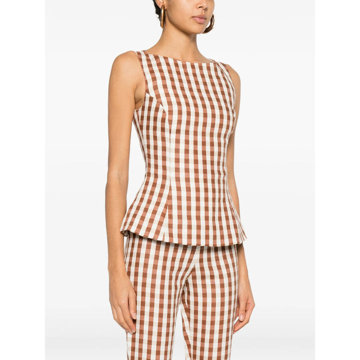 Faithfull The Brand Tops - Brown, White | 8384c420d843dc959d264b0d9974c427a9540c00