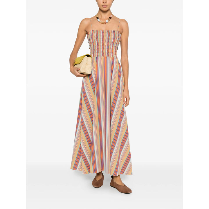 Faithfull The Brand Dresses - Orange/Purple | 9a6bca33e8e725110e2b671c66ab381079c3a611