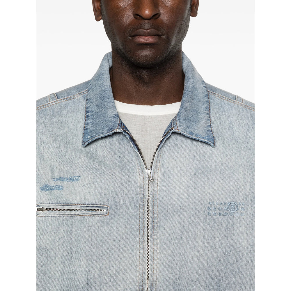 Mm6 Maison Margiela Outerwears - Blue | 8e4daea8780e627c9e8585a62d6388547ff2feb5