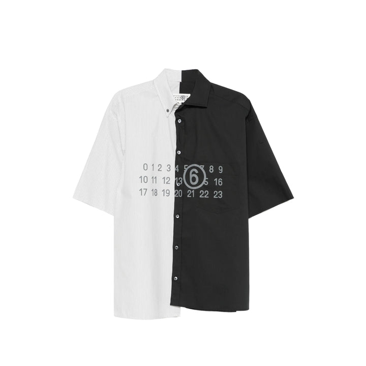 Mm6 Maison Margiela Shirts - White, Black | 93c6fdcc70294a9706331c5616a717a829130537