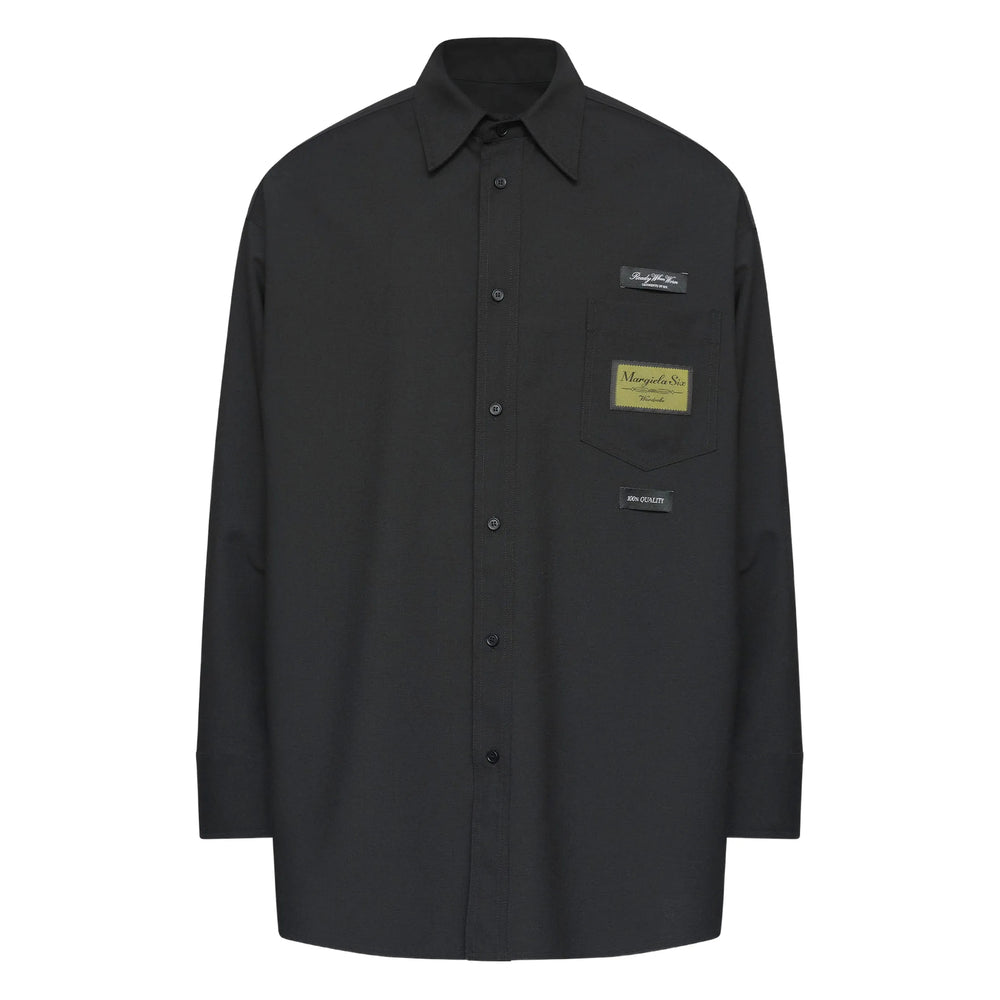 Mm6 Maison Margiela Shirts - Black | 6aa967f2c824e6da35d5268bd80f4892713f15ce