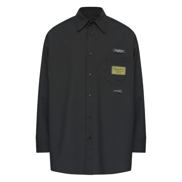 Mm6 Maison Margiela Shirts - Black | 6aa967f2c824e6da35d5268bd80f4892713f15ce
