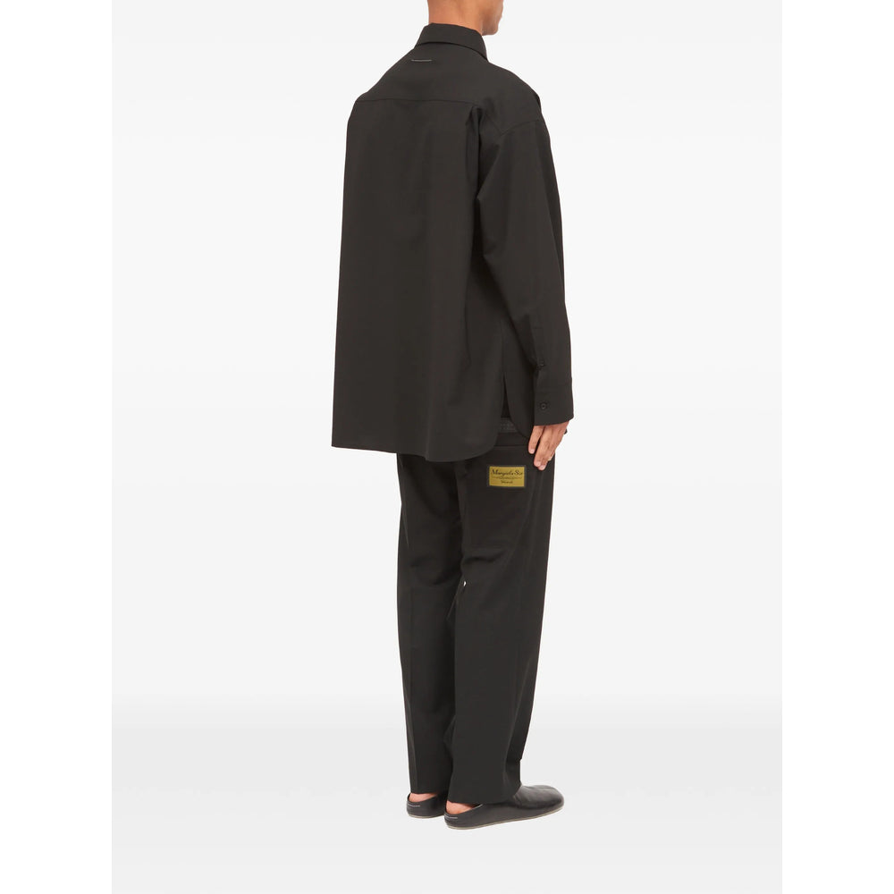 Mm6 Maison Margiela Shirts - Black | 0927d61106d629b16a50fa012d50b198b55b148a