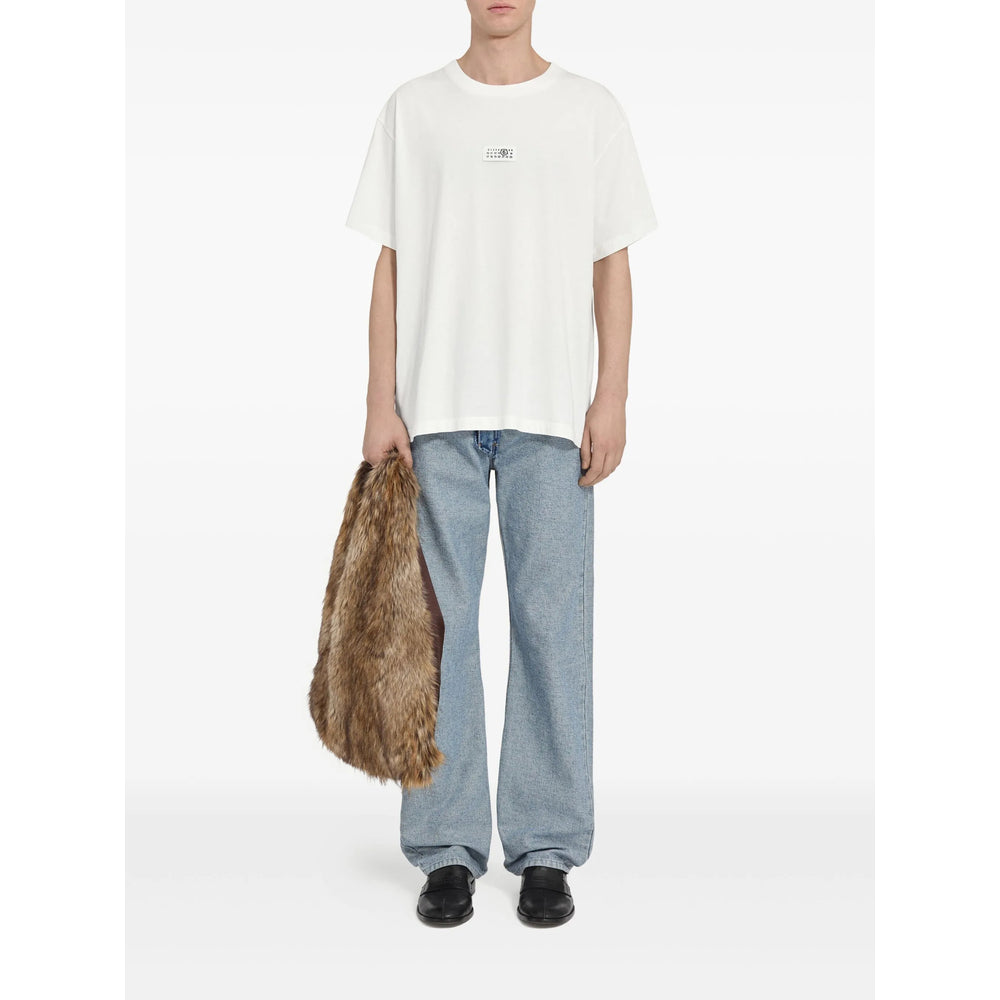 Mm6 Maison Margiela T Shirts - White | 3723ebcf58bc4f75105e71ae1f1a2cf0ad263056