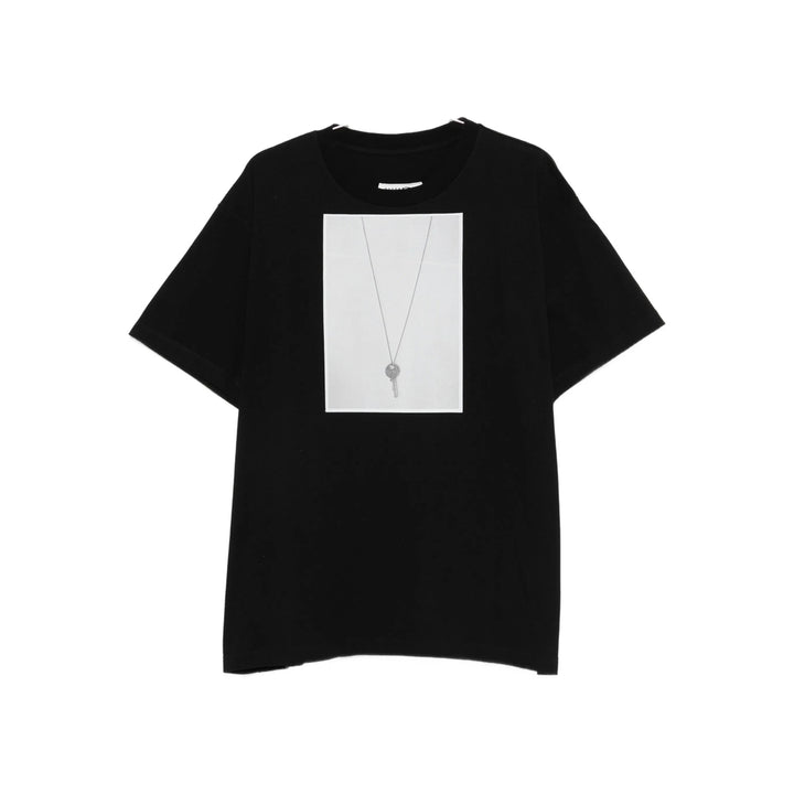 Mm6 Maison Margiela T Shirts - Black | 81b543d24ed2f623a0eef1209096b5b788e2eadd