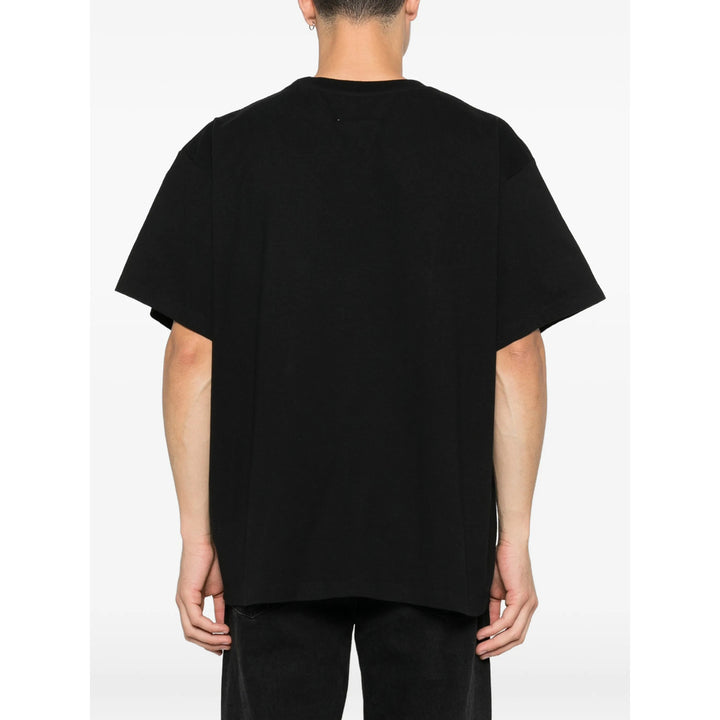 Mm6 Maison Margiela T Shirts - Black | 860c1ecebefaa12c0035b981645a8acf01452c22
