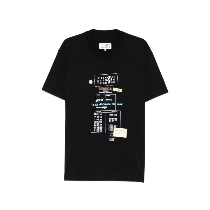 Mm6 Maison Margiela T Shirts - Black | faede5aade75a6929e3550bc7ec04429351208dd