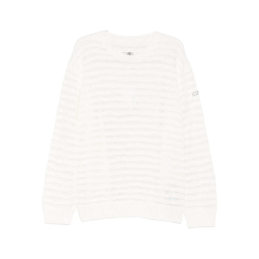 Mm6 Maison Margiela Sweaters - Blue | 1037e1fc76588fa4383060fcea94c7c56dc94819