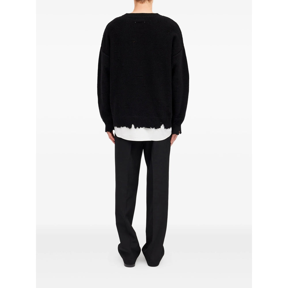 Mm6 Maison Margiela Sweaters - Black | 794913bbc8efb9f2bfdec06f14e8b8e47ff0a5fb