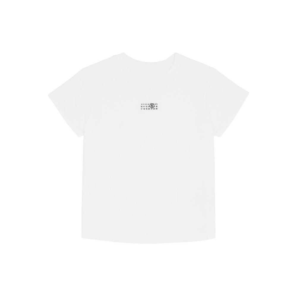Mm6 Maison Margiela T Shirts - White | e2e125dd677440cf1fb59489eef4caed43fe7ac9