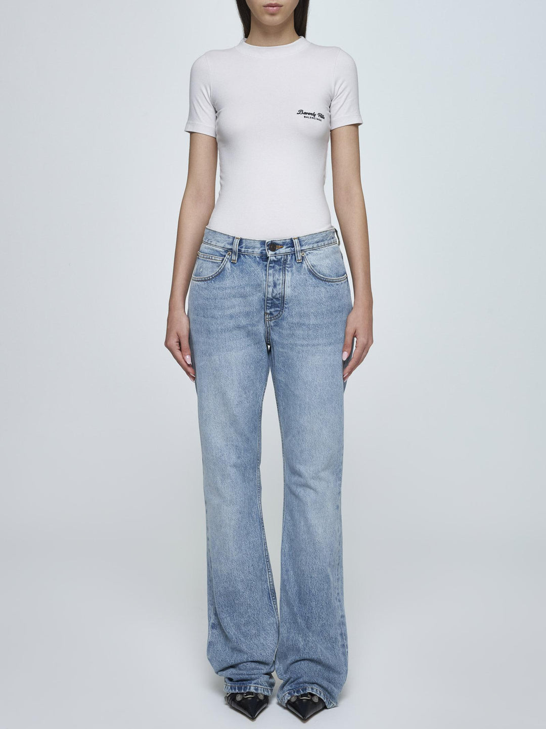 Straight Trousers Blue