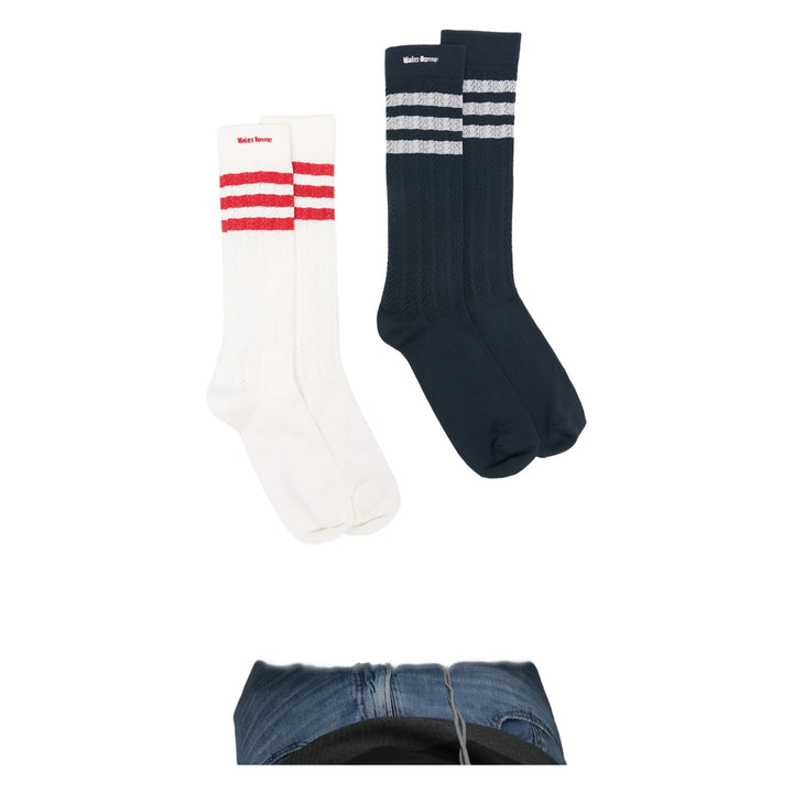 Adidas By Wales Bonner Socks - White, Blue | 985254430c2baf030f159839934a4de0d22c16cd