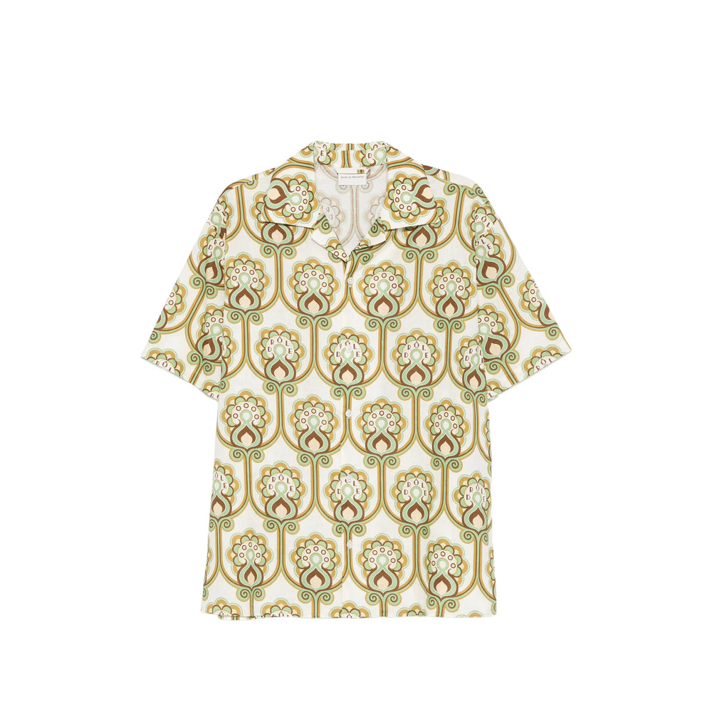 DrôLe De Monsieur Shirts - Green, Brown | da4724a653f8fdc5b80ef683389461f436dcd340