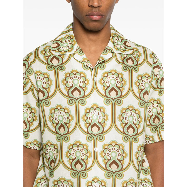 DrôLe De Monsieur Shirts - Green, Brown | 988c3b96f01b0332f0234cef6de51935e6c1dca4