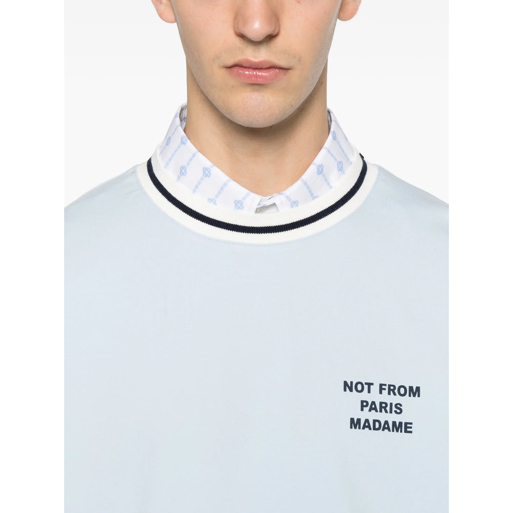 DrôLe De Monsieur T Shirts - Blue | a4542fa1f373960da00fbae7151d918fbc85c25c