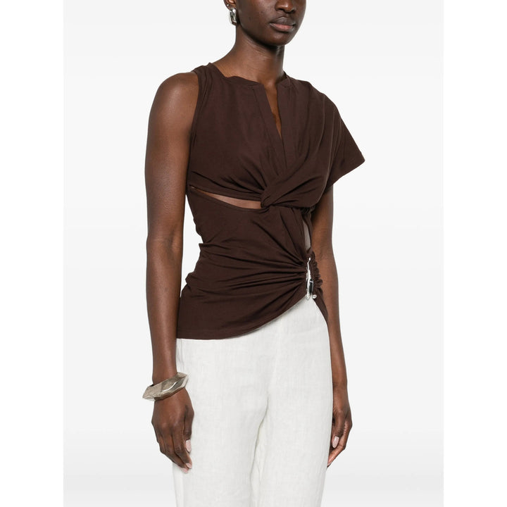 Christopher Esber T Shirts - Brown | 0dd6f59c271237b0f56011e0d8fc5fd4777146ed