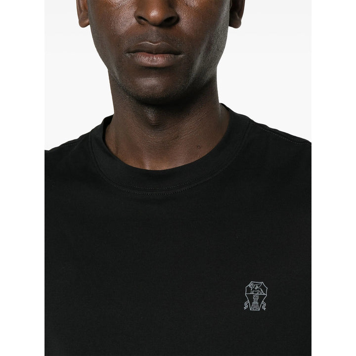 Brunello Cucinelli T Shirts - Black | c6da1193804601ec10751859855351a18d10ccfd