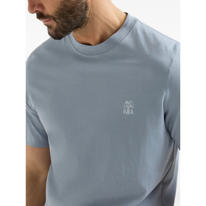 Brunello Cucinelli T Shirts - Blue | e060b19b342f709f52d7dca59d93bdc5437b7530