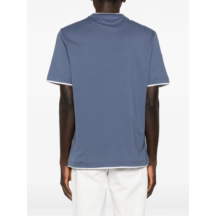 Brunello Cucinelli T Shirts - Blue | f53525c82e835319d8207cd40f4d8b7703d2ef06