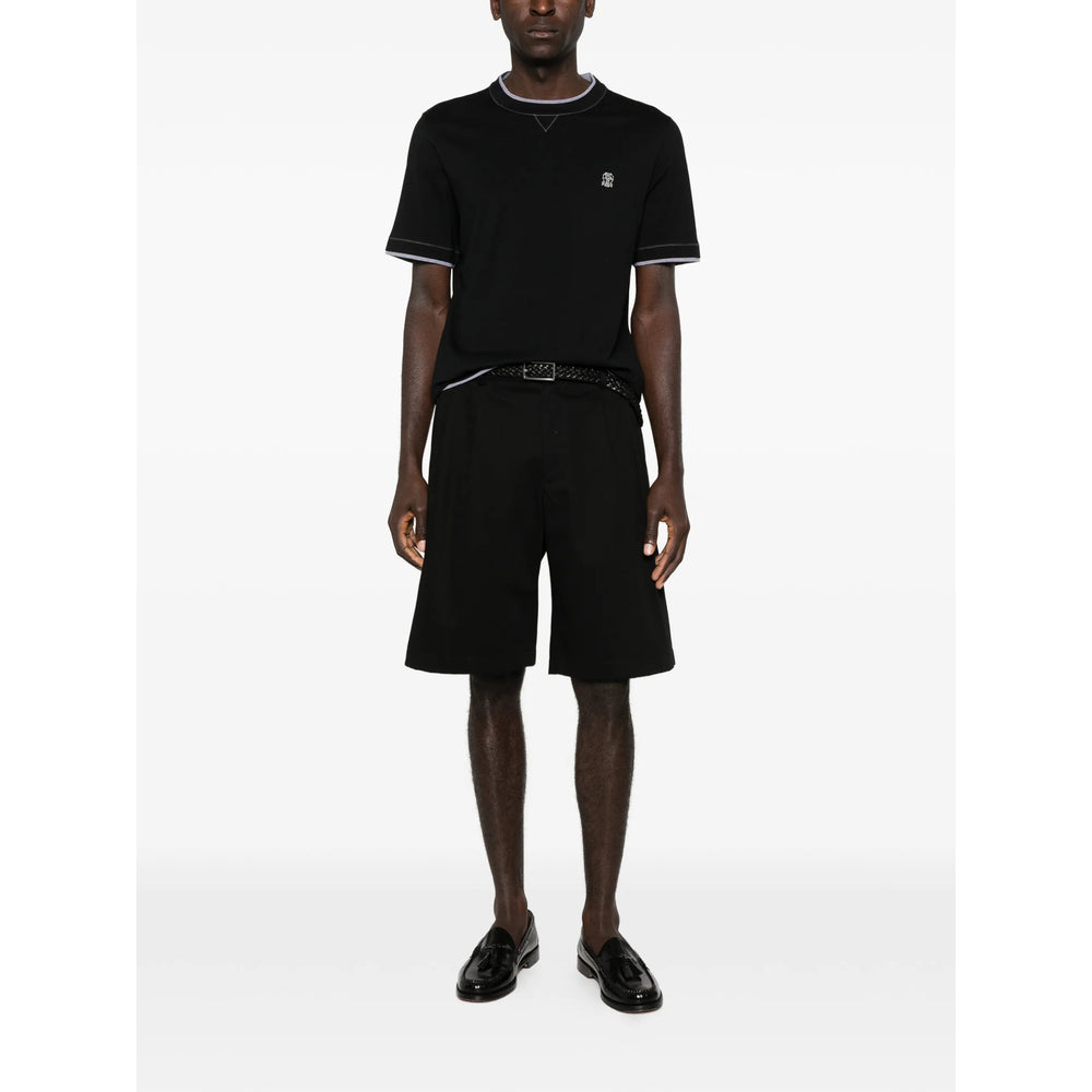Brunello Cucinelli T Shirts - Black | c0fdb79c15e9398090a7d054f57f392059eccf20