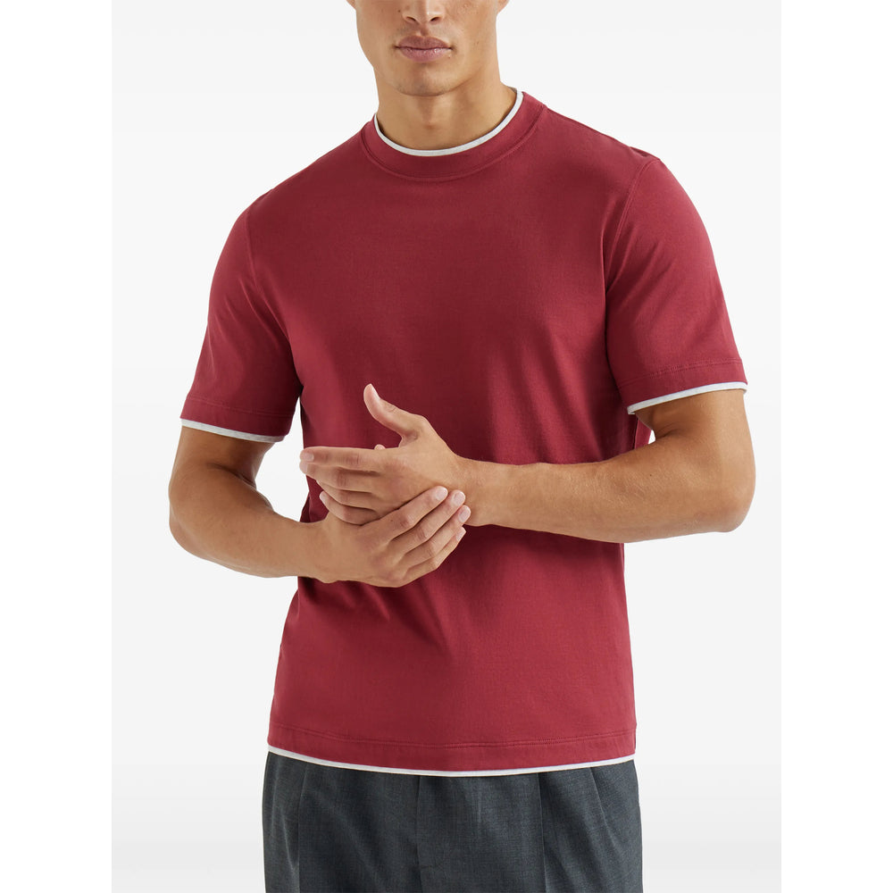 Brunello Cucinelli T Shirts - Red | 2d56b7ffb1ef097dd9262ce9aa016b011fd3f023