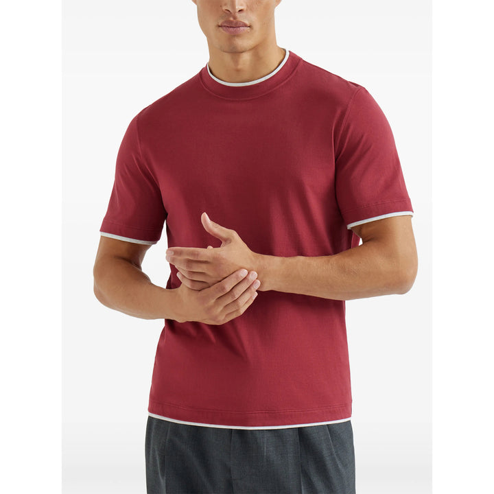 Brunello Cucinelli T Shirts - Red | 2d56b7ffb1ef097dd9262ce9aa016b011fd3f023