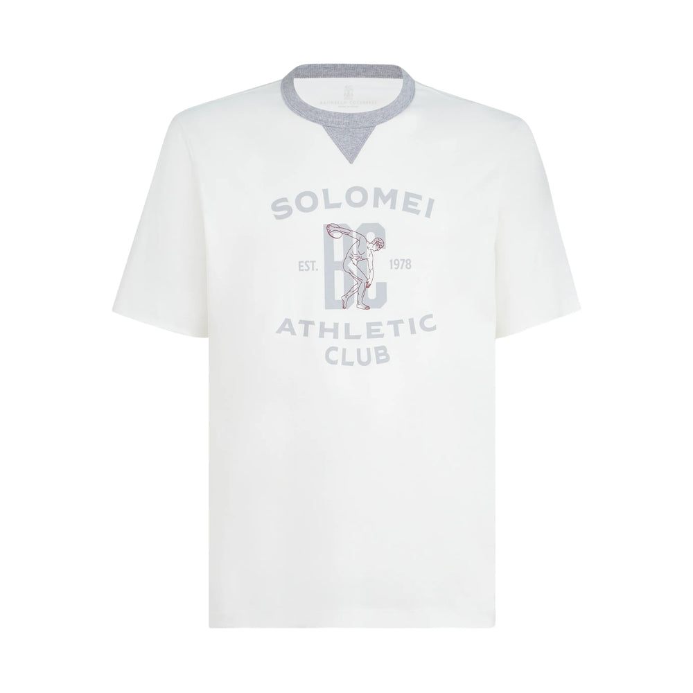 Brunello Cucinelli Shorts - White, Gray | a91233115cae86b88ebce48edec1397e4642cb63