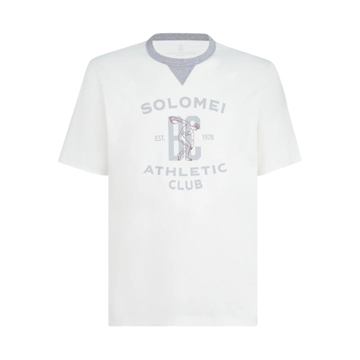 Brunello Cucinelli Shorts - White, Gray | a91233115cae86b88ebce48edec1397e4642cb63