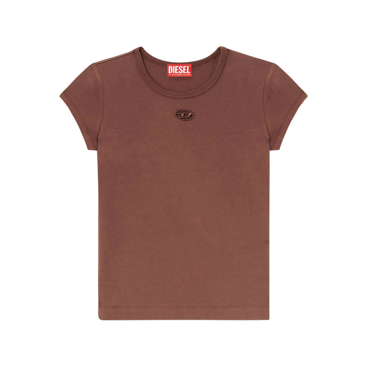 Diesel T Shirts - Brown | 92020f5e58d54c0e734456d3bb957ac90fc35365