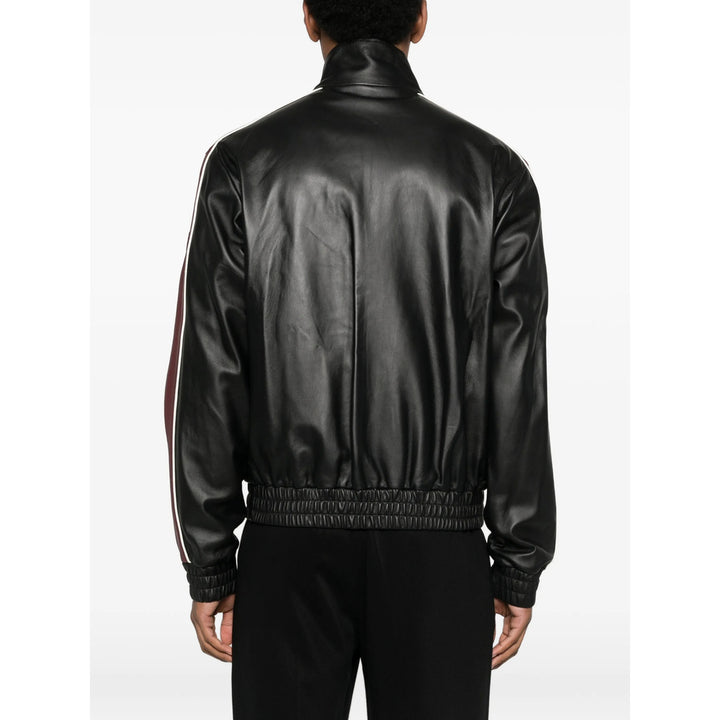 Casablanca Leather Outerwears - Black, White | 8b436daec8bce498b21a5bb2245787241db3f08e