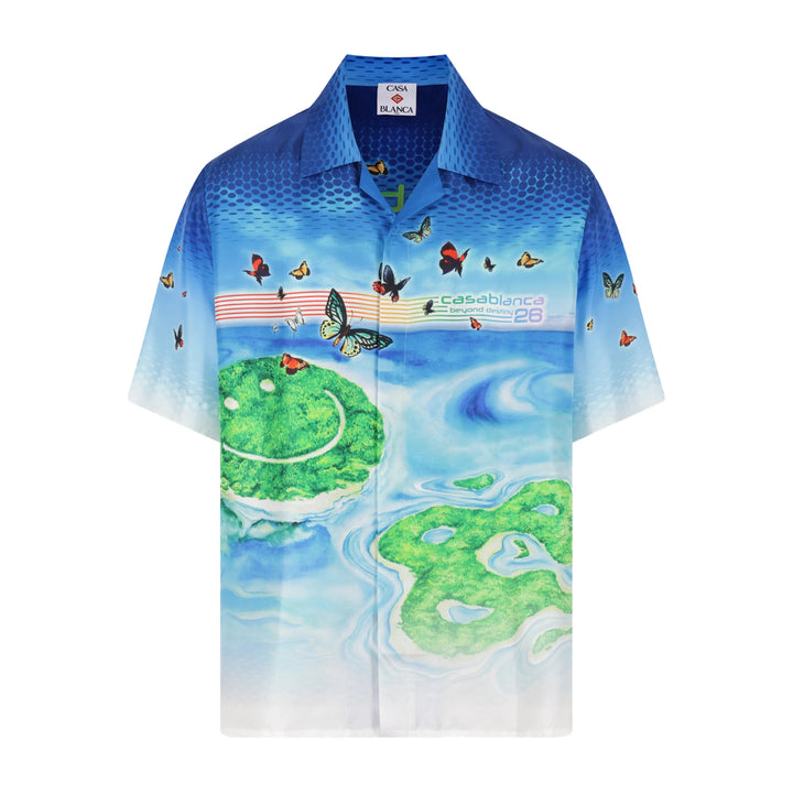Casablanca Shirts - Blue, Green | 86256f4407afcf4664ce408d114475b74d08d2e4
