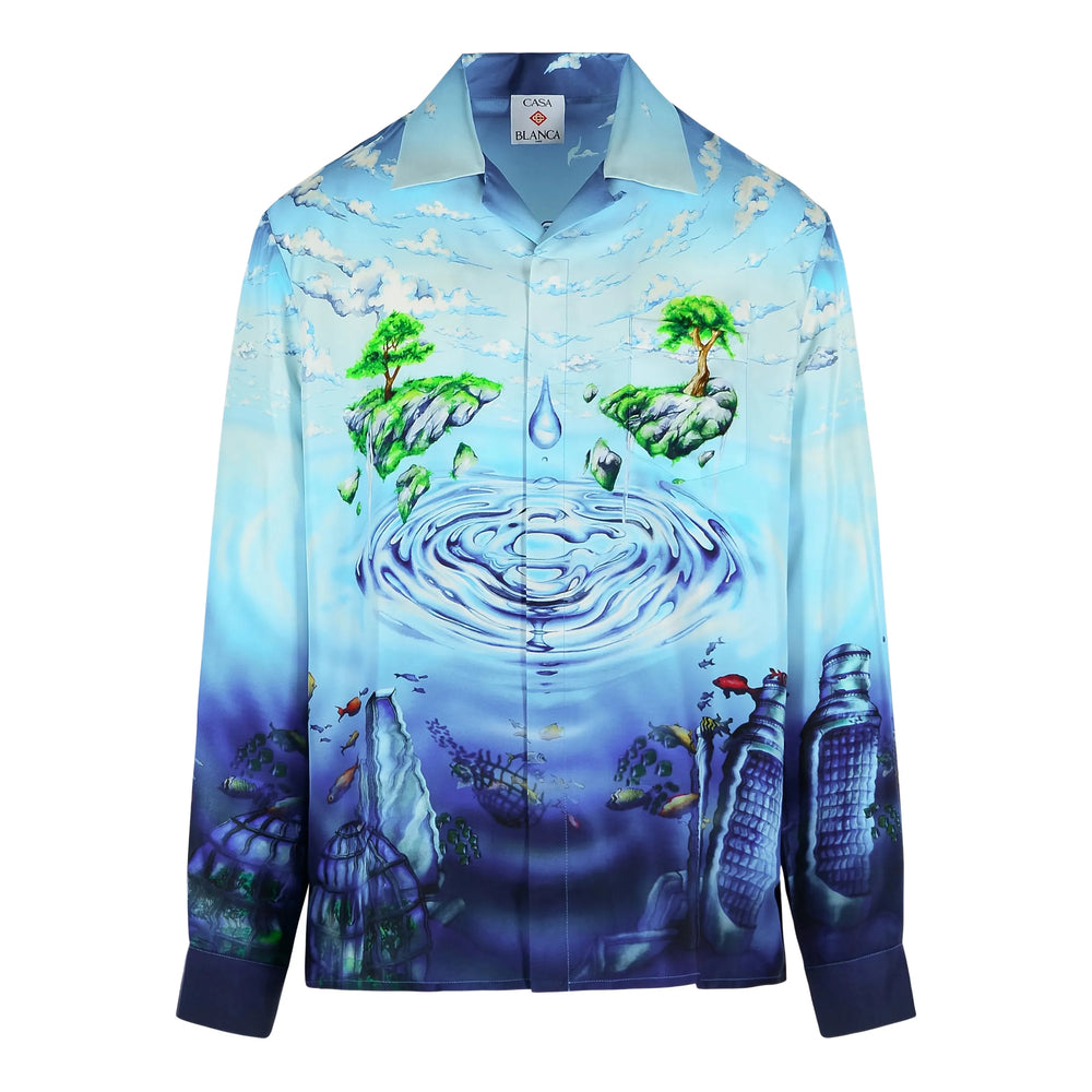 Casablanca Shirts - Blue | e474470a21526f469a2ad1f6187fde7df0af4851