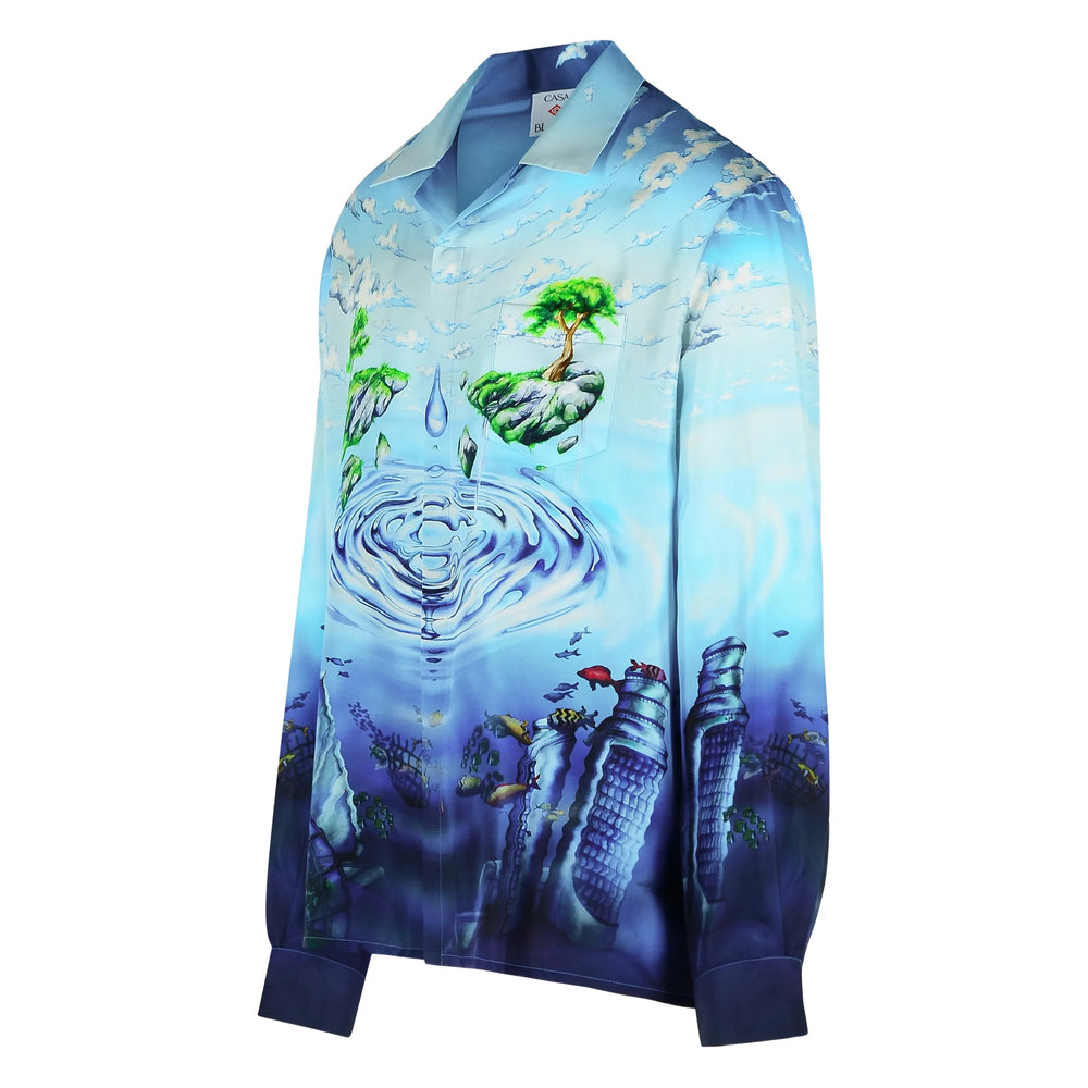 Casablanca Shirts - Blue | cc32668e0493e06a3aaa2cacd1eeca1e14a003e5