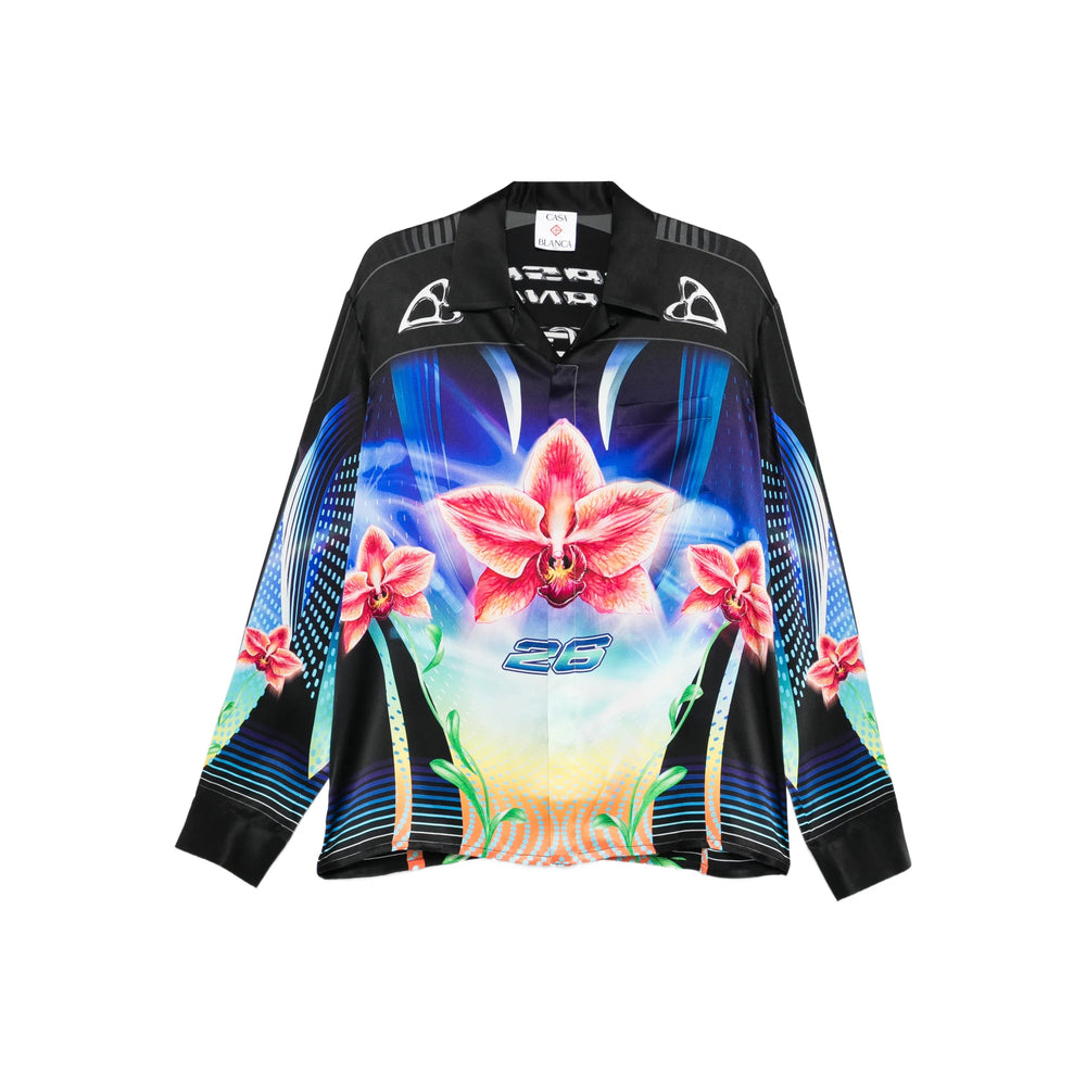 Casablanca Shirts - Black, Blue | 2bb86b5d9bc31ccef072c38acddbf8b0e1e0600b