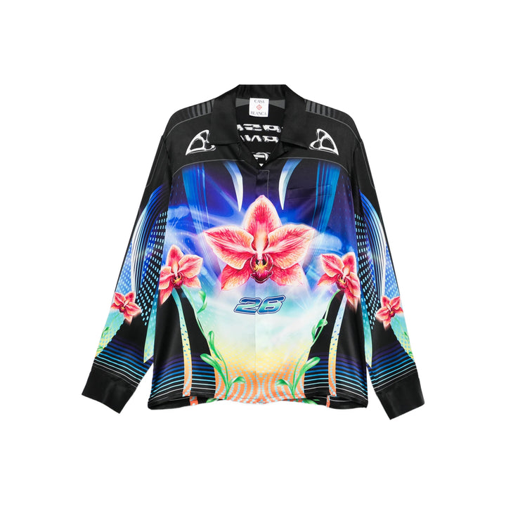 Casablanca Shirts - Black, Blue | 2bb86b5d9bc31ccef072c38acddbf8b0e1e0600b