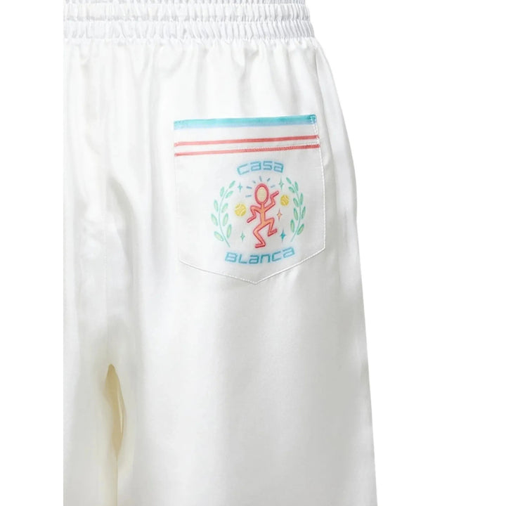 Casablanca Shorts - White | 3cdf6afb9db3003ec30b85f53c8f837cdf9b35ae