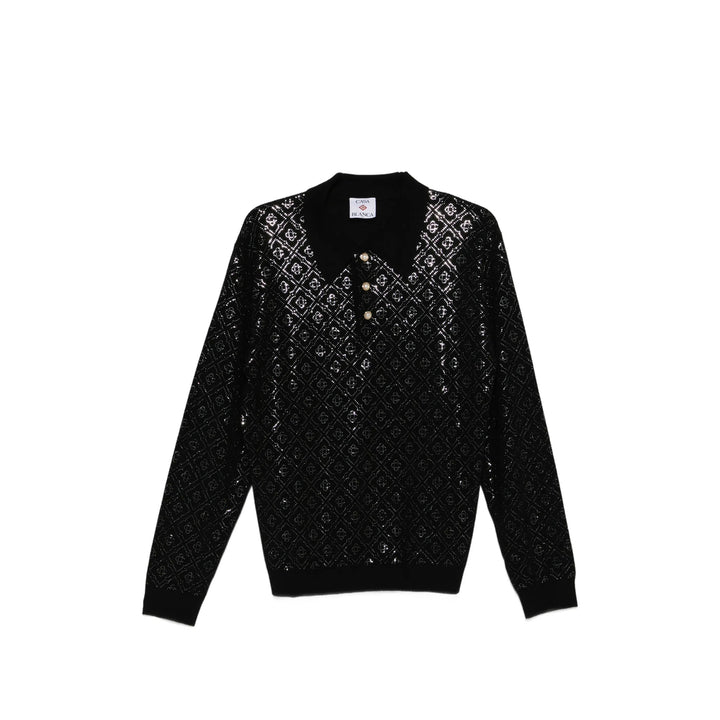 Casablanca Sweaters - Black, Silver | af326d38ea3cbf19003aa97160a55be85792850f