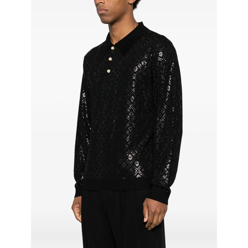 Casablanca Sweaters - Black, Silver | 576f403a96edc85bfcc1427d82bdd02153fce871