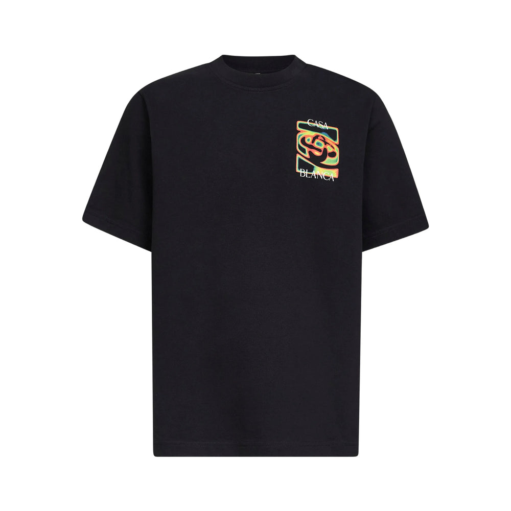 Casablanca T Shirts - Black | acb2509b71f252caa8401bdc3b8a8eff6fe2004c