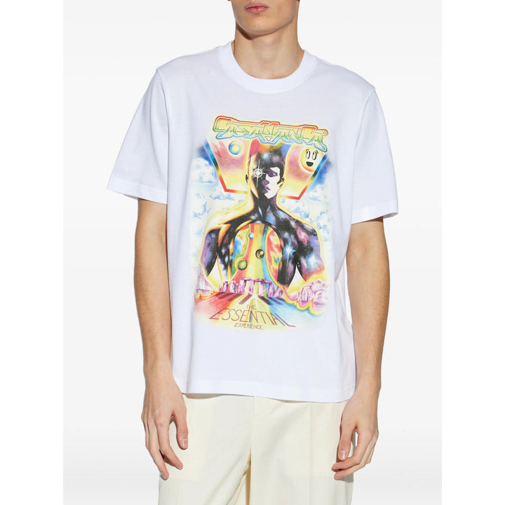 Casablanca T Shirts - White | 3efb54426800781980c55ed3f4968e8c39682819