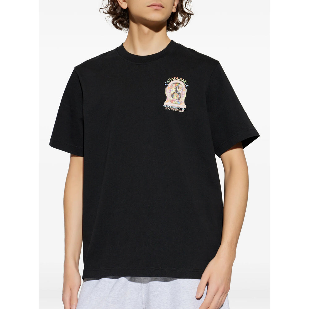Casablanca T Shirts - Black | 96c6182a549441afdc48a792bf06b6fe520e1633