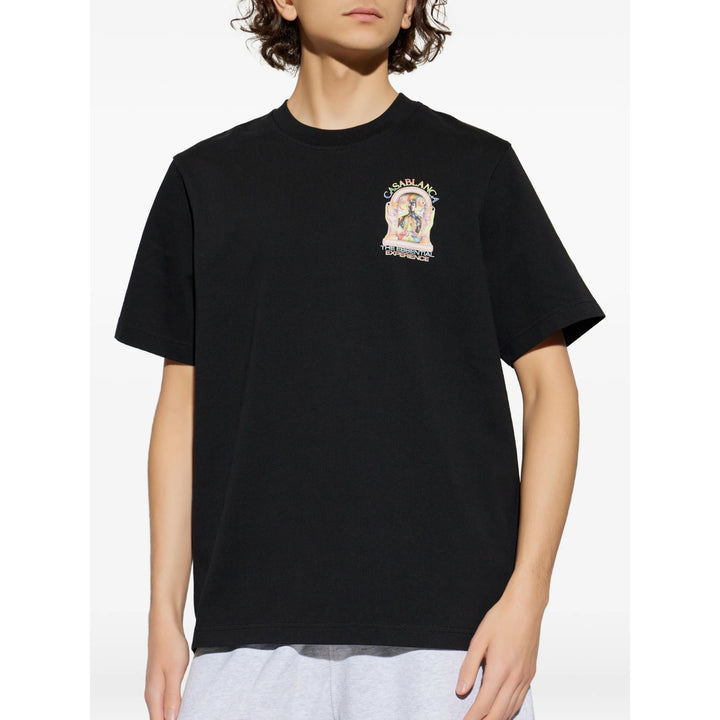Casablanca T Shirts - Black | 96c6182a549441afdc48a792bf06b6fe520e1633