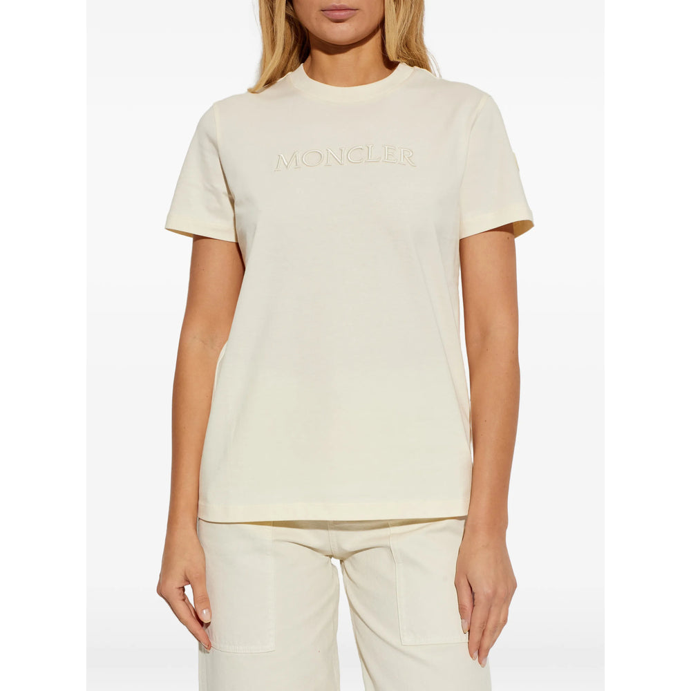 Moncler T Shirts - Neutral | d802fb80dd7787dd9875943107b51491686c0c21