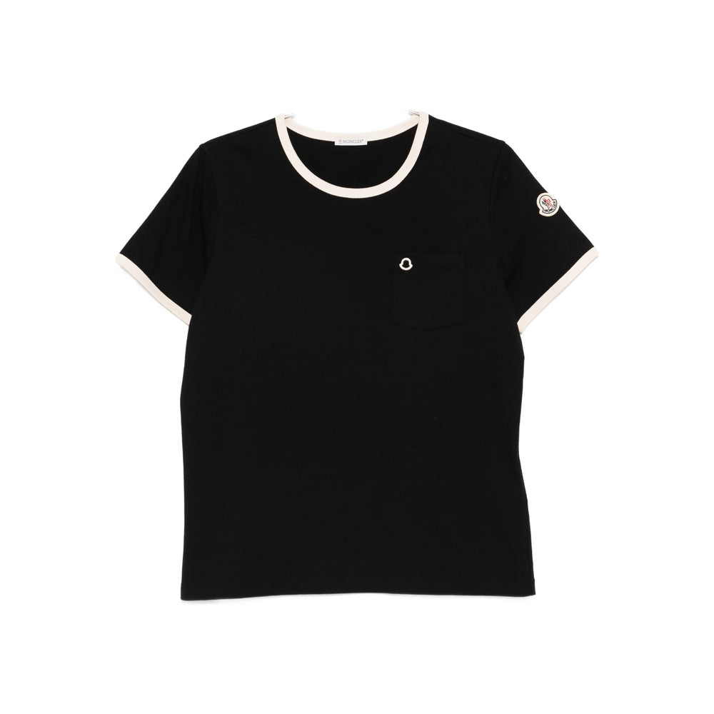 Moncler T Shirts - Black | bf16744ed0e99f00fba8e8df4ee2a2a3dc8dcfaf