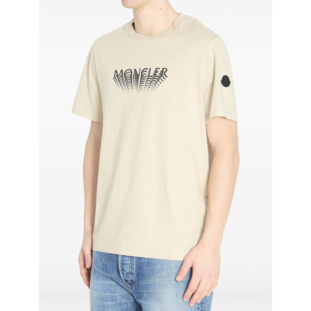 Moncler T Shirts - Neutral | cf9eb31bc1812e0039cf26137d62357f0f07bd07