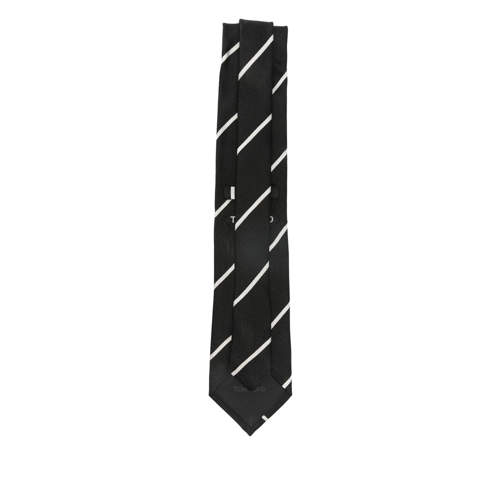 Tom Ford Ties - Black, White | 2ca66a57e85b12d23e8e1e99979eacf6634e378d