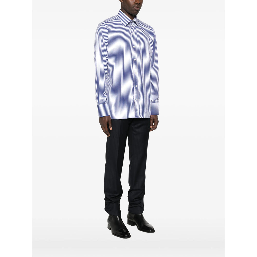 Tom Ford Shirts - Blue, White | 940bb9a5645ca6cbc6697428d43c49506056441c
