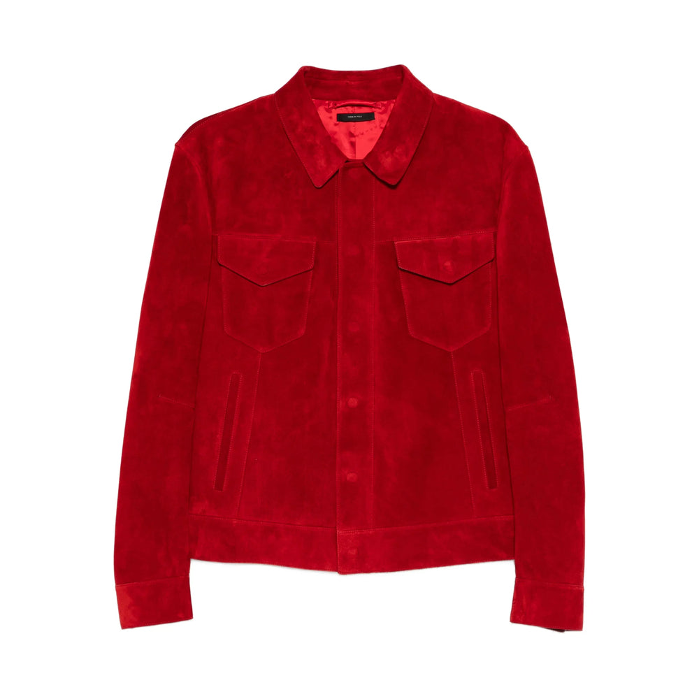 Tom Ford Leather Outerwears - Red | 29512e25c9f9cddacbca66ef1191a7d1b4859da5